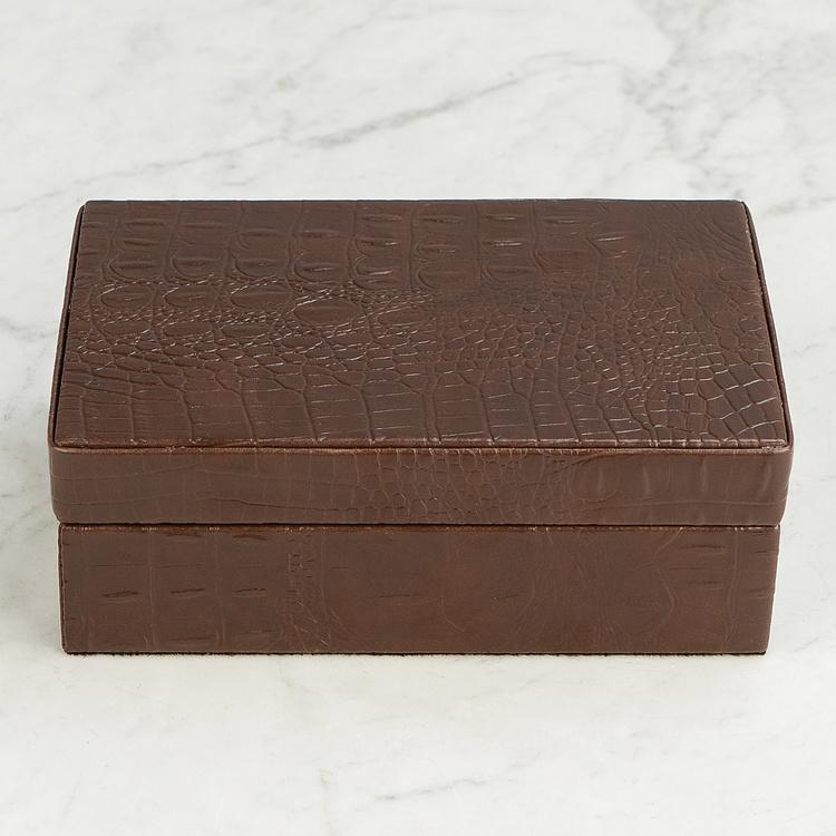 Кожаная шкатулка Бонд, S Bond Leather Box Small