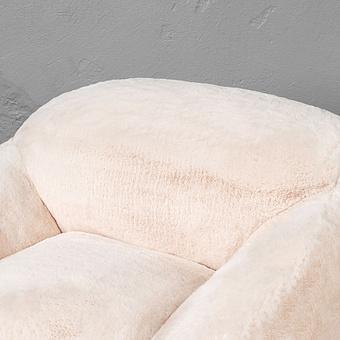 Кресло Snug Chair искусственный мех Grizzly Grey - ракурс 6