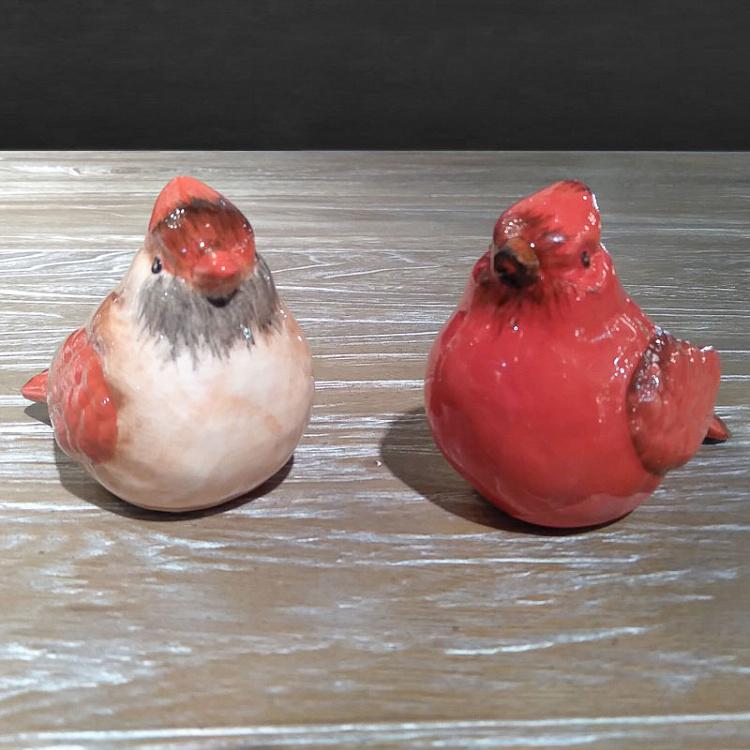 Набор для специй Красные птицы дисконт1 Red Birds Salt And Pepper discount1