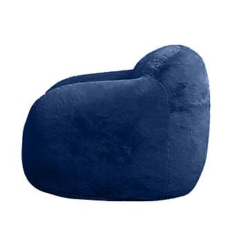 Кресло Snug Chair искусственный мех Big Bear Blue - ракурс 3