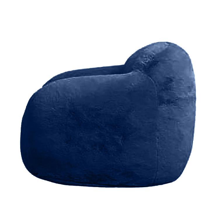 Кресло Snug Chair искусственный мех Big Bear Blue - ракурс 3