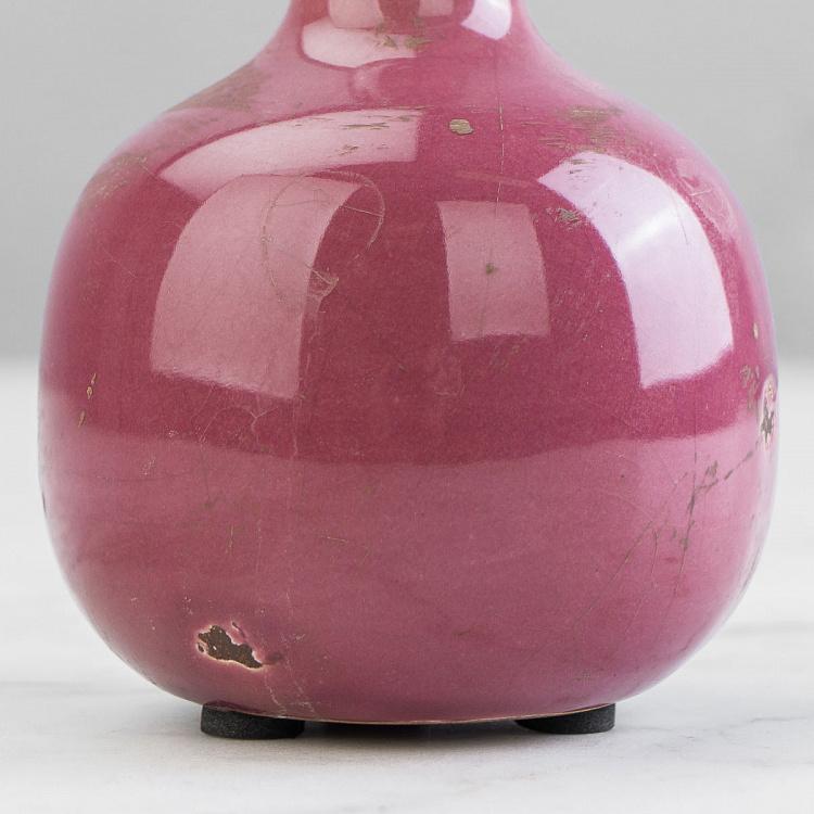 Керамическая розовая мини-ваза Ceramic Vase Pink Mini