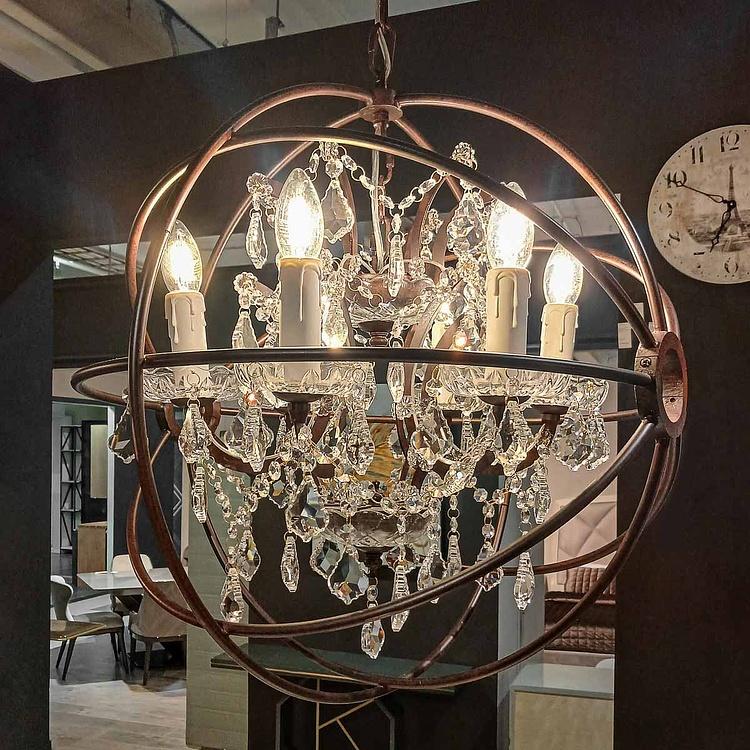 Люстра с гироскопом и хрустальным стеклом, S Gyroscope Chandelier Small ML
