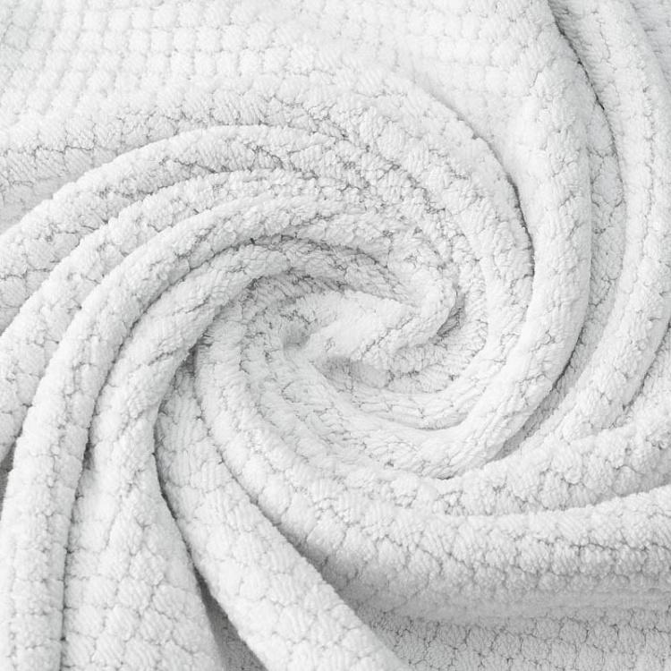 Белое махровое полотенце-салфетка Пунто 30x40 см Punto Washcloth Towel White 30x40 cm