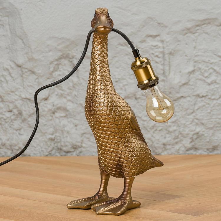 Настольная лампа Золотой гусёнок Table Lamp Golden Son Of A Duck