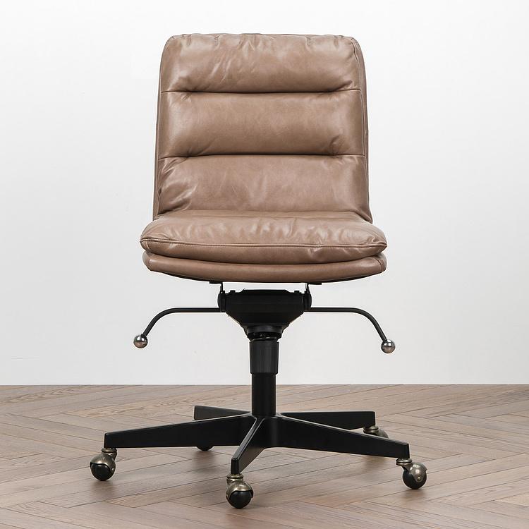 Кресло Coworking Office Chair 2 RM натуральная кожа Sand Elis - ракурс 3