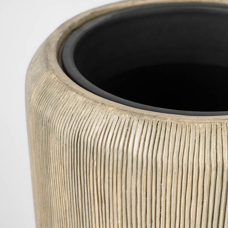 Кашпо Effectory Wow Tall Pot Sand Dune Large - ракурс 2