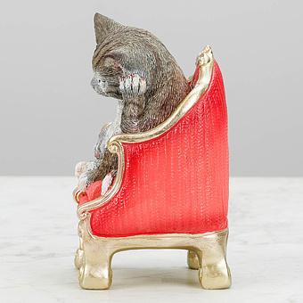 Статуэтка Cat On Armchair - ракурс 3