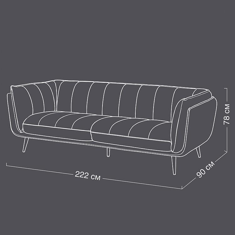 Трёхместный диван Slowboy 3 Seater - ракурс 13