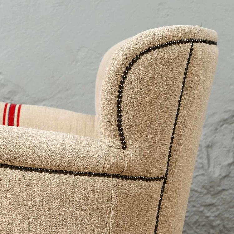 Кресло Тёрнер в обивке из винтажных хлопковых мешков Turner Armchair