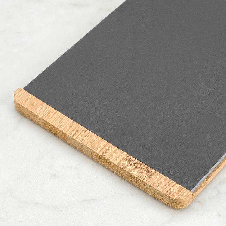 Разделочная доска из бамбука и сланца Bamboo And Slate Kitchen Cutting Board