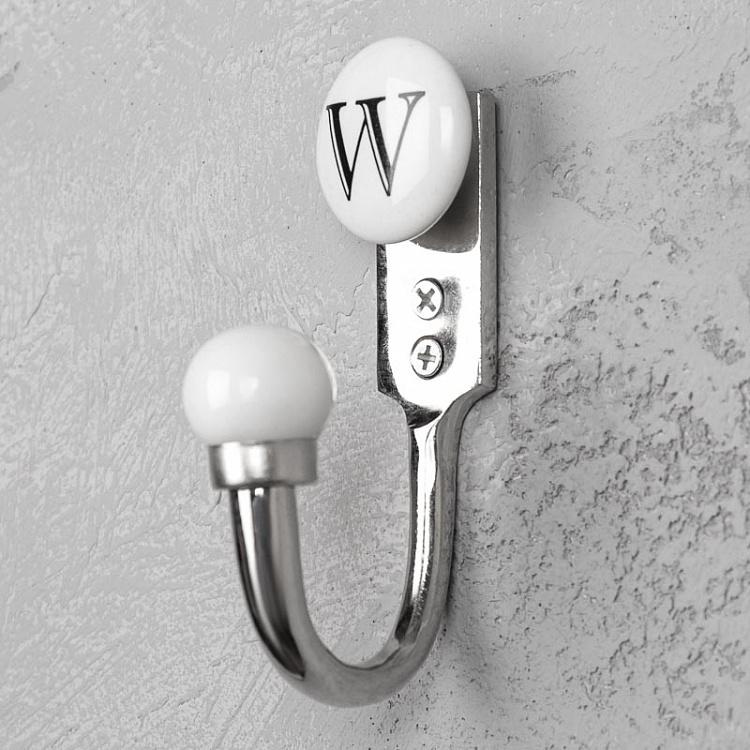 Однорожковый крючок с буквой W Alphabet Hook W