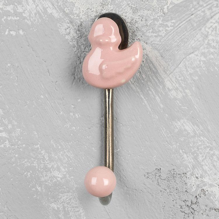 Крючок Утёнок розовый Duck Hook Pink