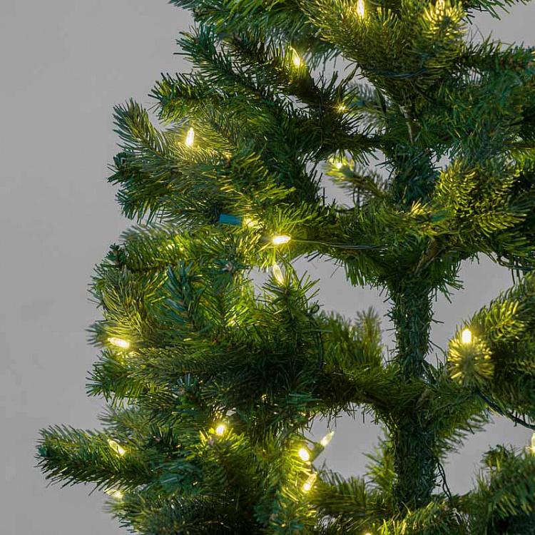 Искусственная новогодняя ёлка с led-гирляндой Рождество в Париже, 180 см Led Light French Tips Pine Tree Green 180 cm