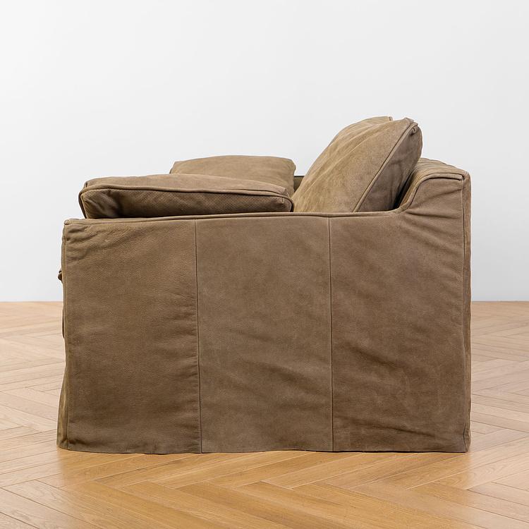 Трёхместный кожаный диван Луизиана Louisiana 3 Seater Leather RM