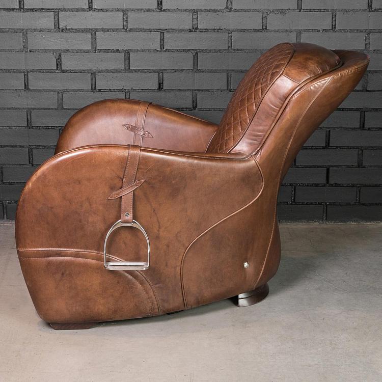 Кресло со стременами Saddle Easy Chair