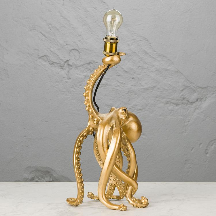 Настольная лампа Золотой осьминог Отто Table Lamp Golden Octopus Otto