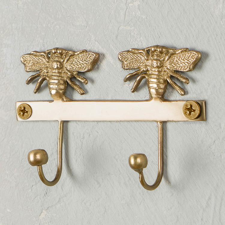 Настенная вешалка с 2 крючками Пчёлы Bees Rack 2 Hooks