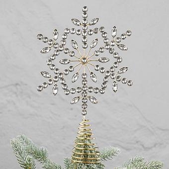 Jewel Snowflake Topper Gold 27 cm