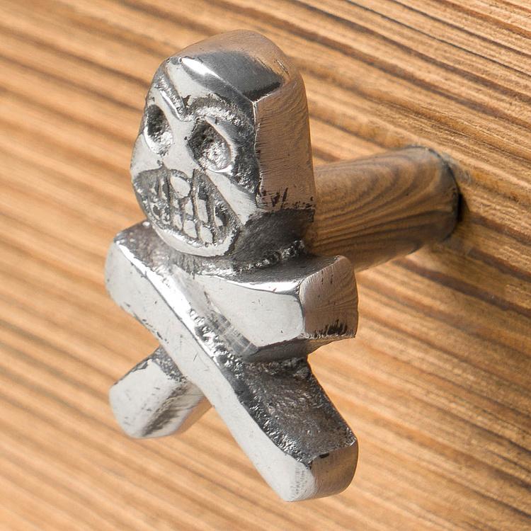 Мебельная ручка Череп с костями Skull Knob