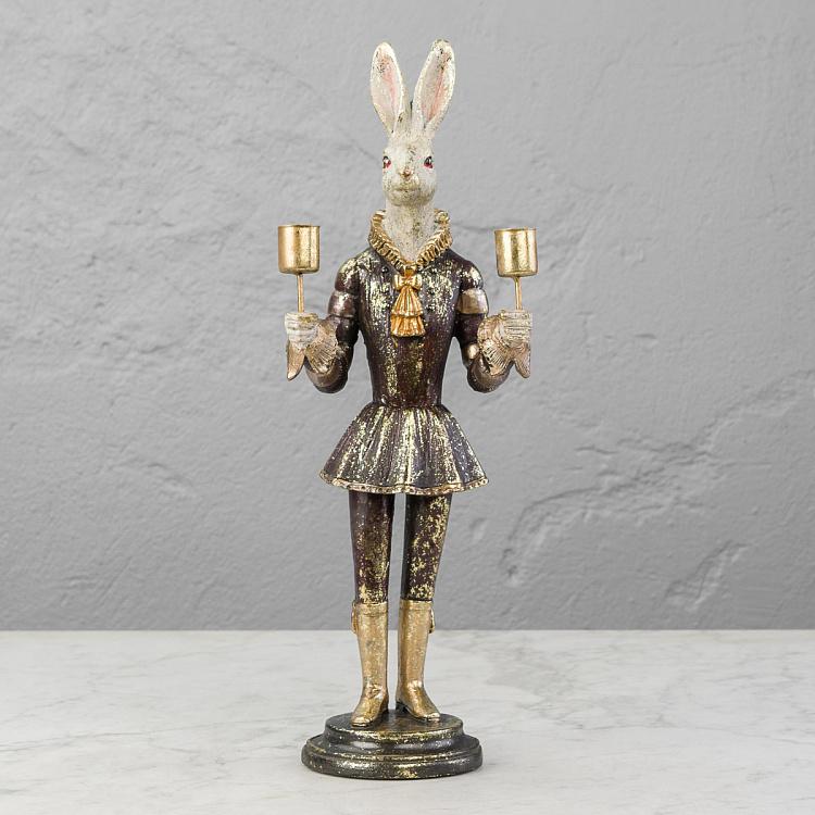 Подсвечник на две свечи Заяц Hare Double Candle Holder