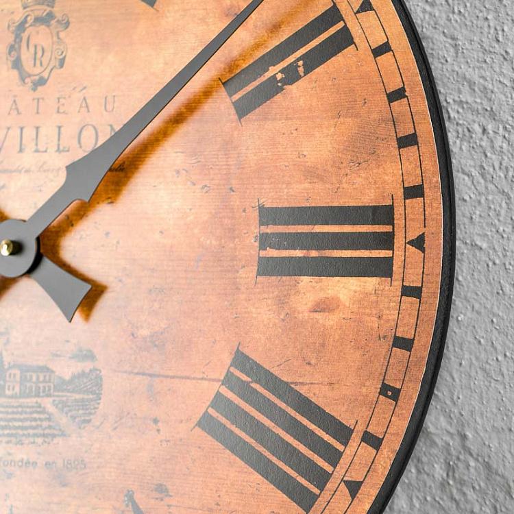 Настенные часы Французское вино Шато French Wine Chateau Wall Clock
