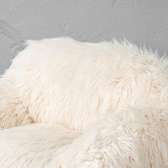 Кресло Snug Chair искусственный мех Mongolia Cream - ракурс 6