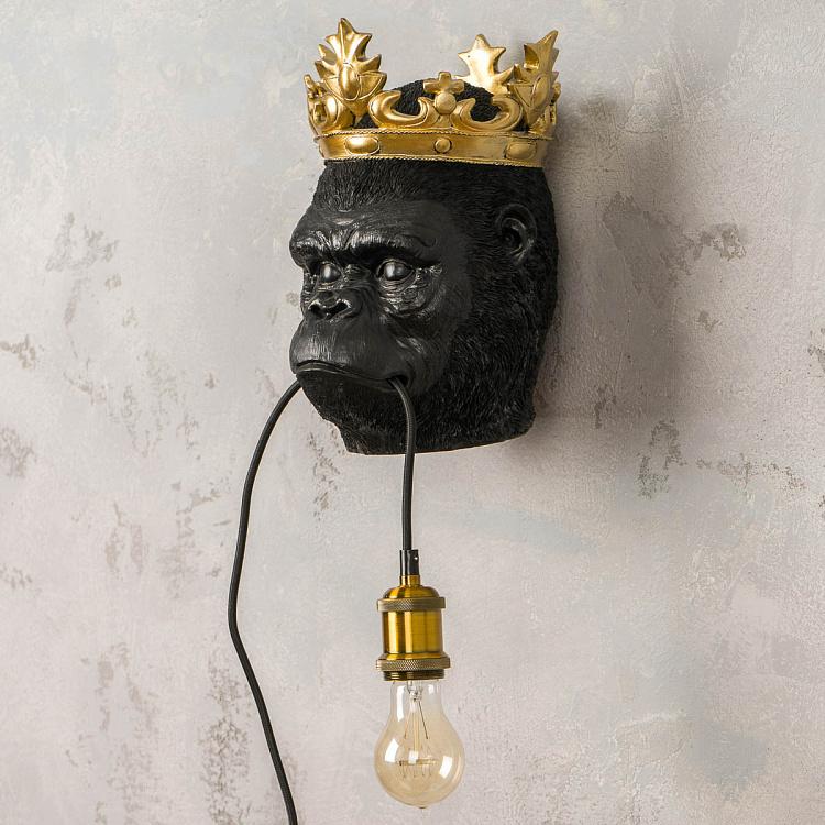 Бра Чёрный Конг Wall Lamp Kong Black