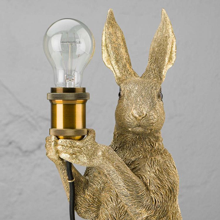 Настольная лампа Золотой кролик Table Lamp Golden Bunny