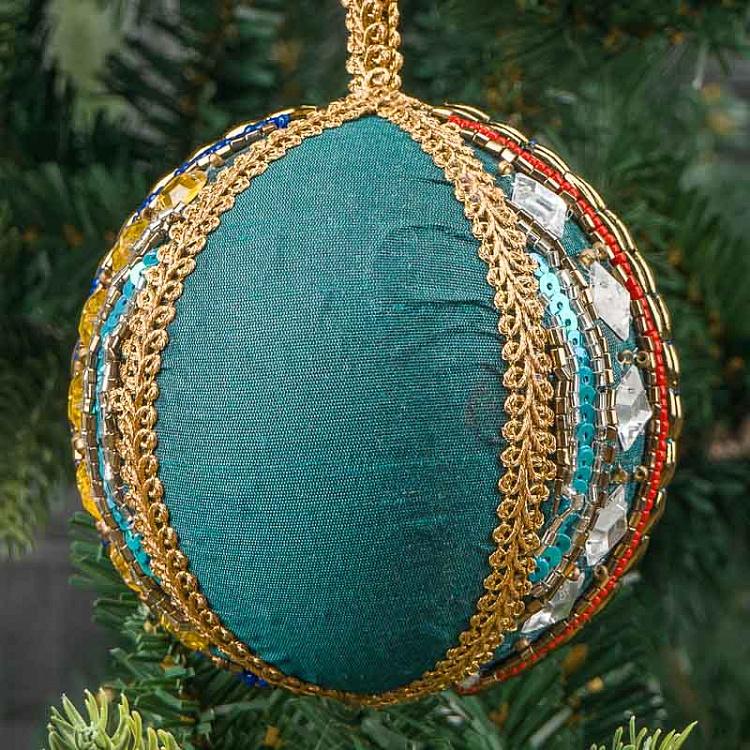 Ёлочный шар с этническим орнаментом Ethnic Ornament Ball 8 cm