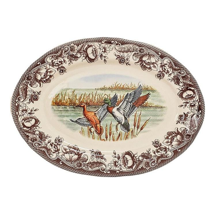 Овальная сервировочная тарелка Волшебная роща, M Haydon Grove Oval Serving Plate Medium