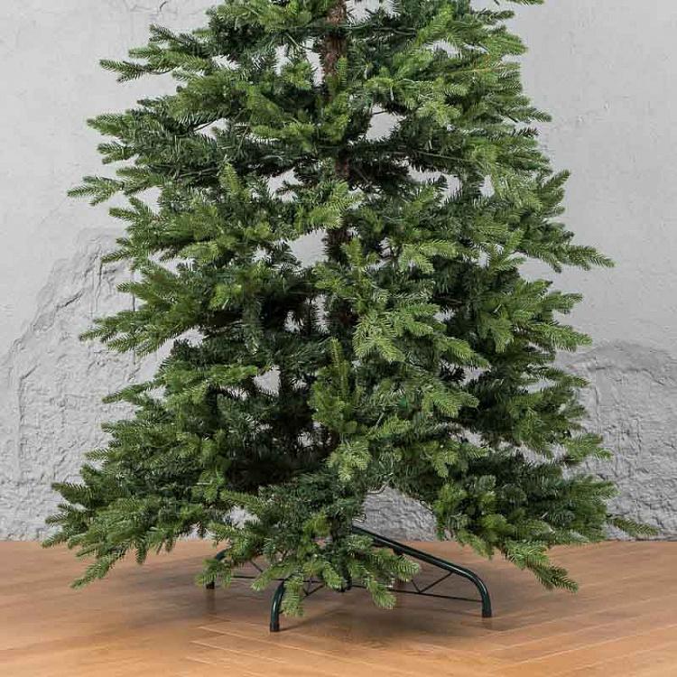 Искусственная новогодняя ёлка с led-гирляндой на 780 лампочек, 250 см Green Spruce With Built-in LED Garland 780 Bulbs 250 cm