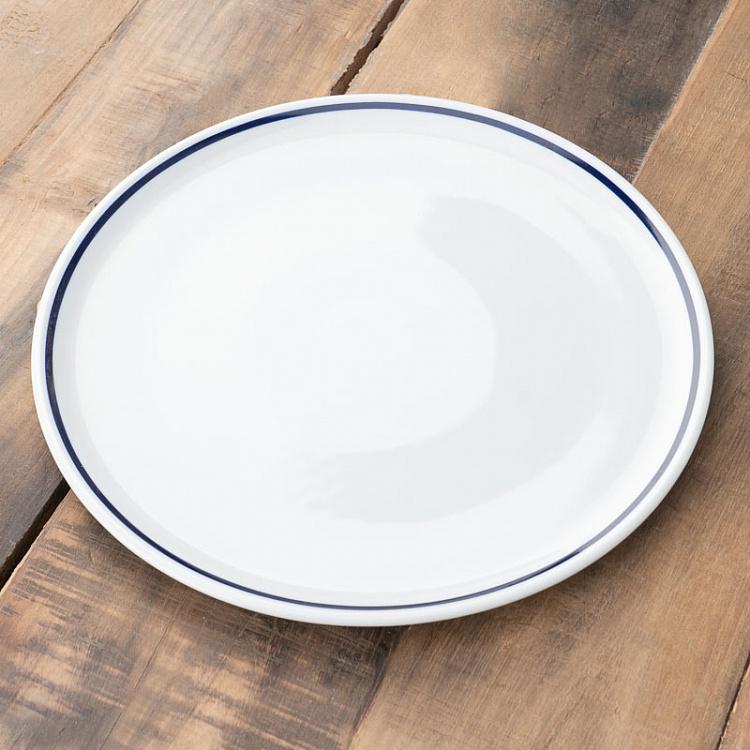 Filo Blue Round Pizza Plate