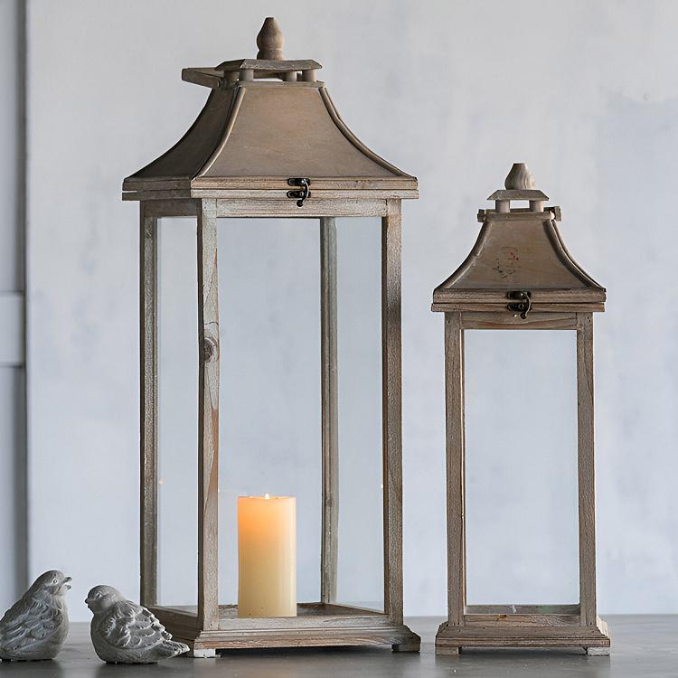 Set Of 2 Garden Candle Lanterns Ivona