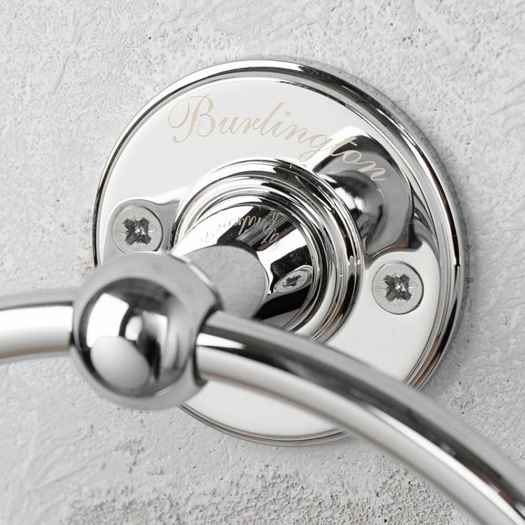 Настенный держатель-кольцо для полотенец цвета хром Towel Ring Chrome