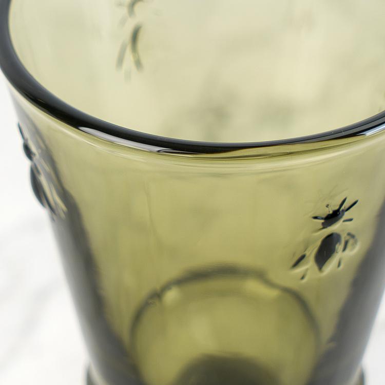 Оливково-зелёный бокал для вина Пчёлы Abeille Vert Olive Wine Glass