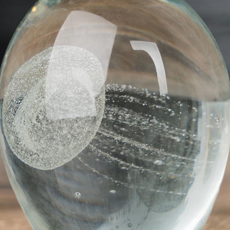 Пресс-папье Белая медуза Glass Paperweight With White Jellyfish