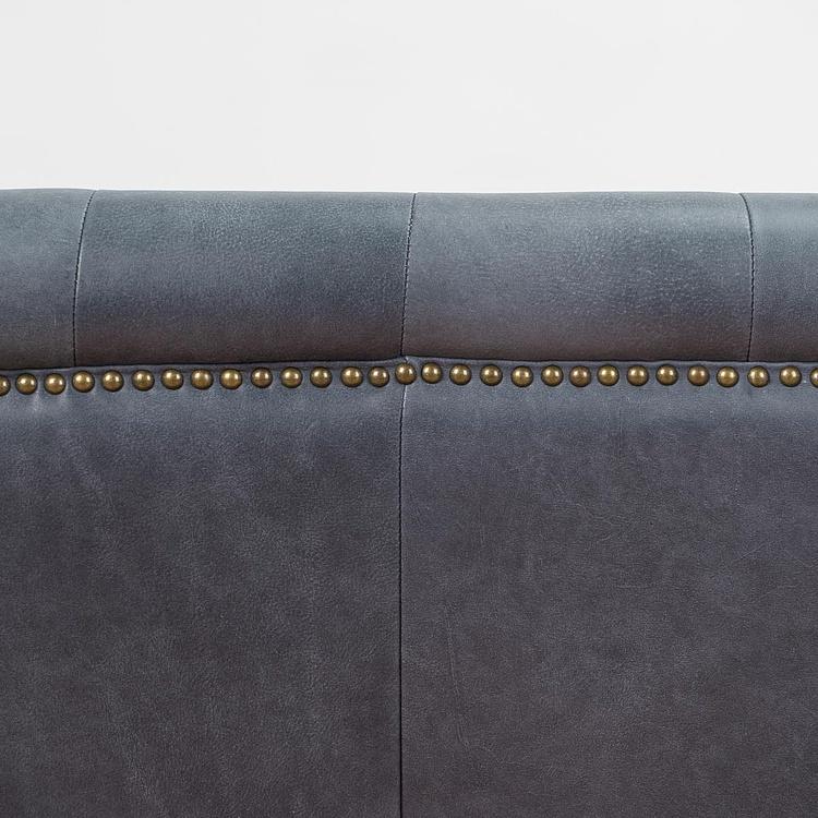 Двухместный кожаный диван Маршал, песочные ножки Marshall 2 Seater, Oak Sandwashed Leather