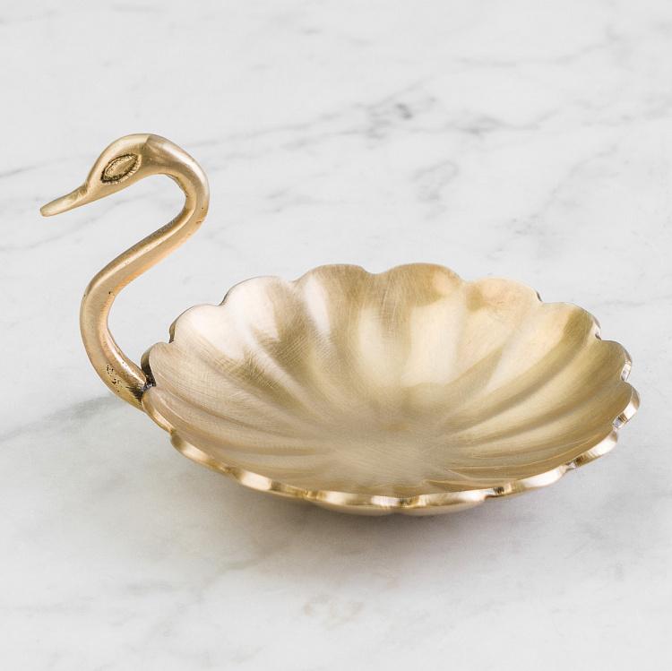 Подставка для мелочей и украшений Золотистый лебедь Golden Swan Trinket Tray