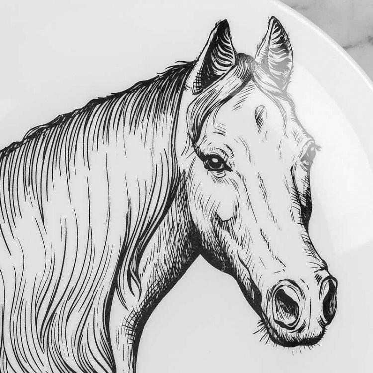 Глубокая тарелка Лошадь Horse Deep Plate