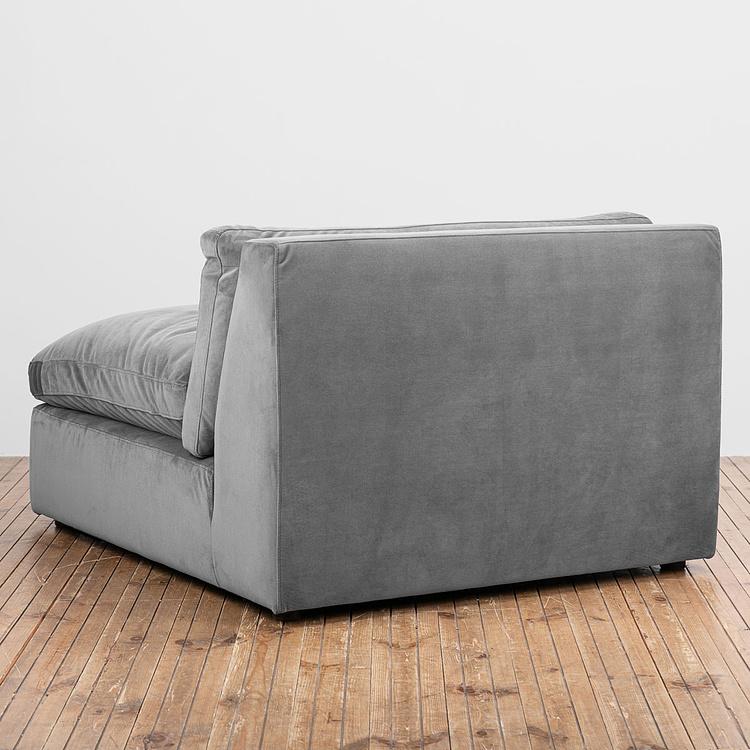 Угловой модульный бархатный диван Зенна 2, S Zenna Group Small 2 Velvet