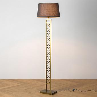 Iscala Brass Patina Floor Lamp