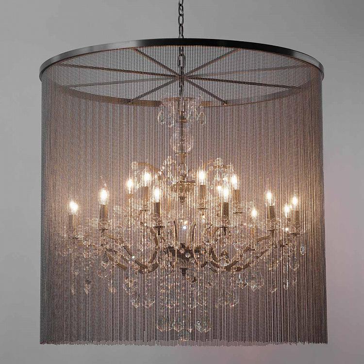 Chainmail Crystal Chandelier Medium