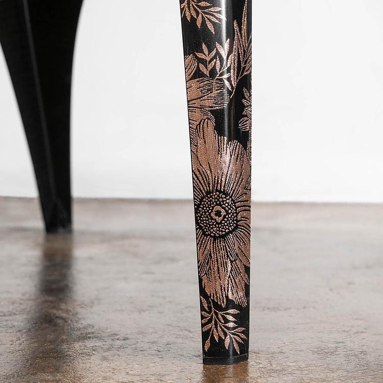 Стул Кавалло с цветочным узором Cavallo Dining Chair, Flower