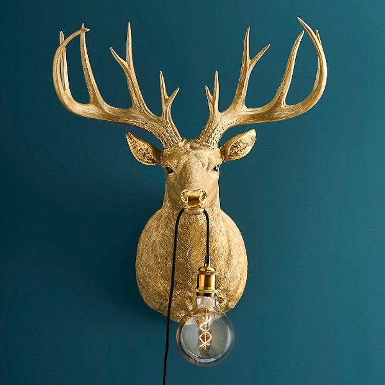 Бра Олень Гарри Wall Lamp Deer Harry