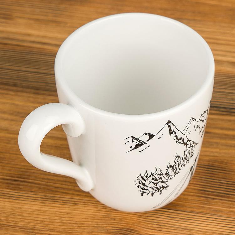 Набор из трёх кружек Горнолыжное путешествие Set Of 3 Mugs Ski Trip