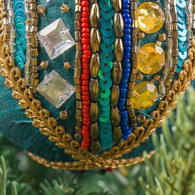 Ёлочный шар с этническим орнаментом Ethnic Ornament Ball 8 cm