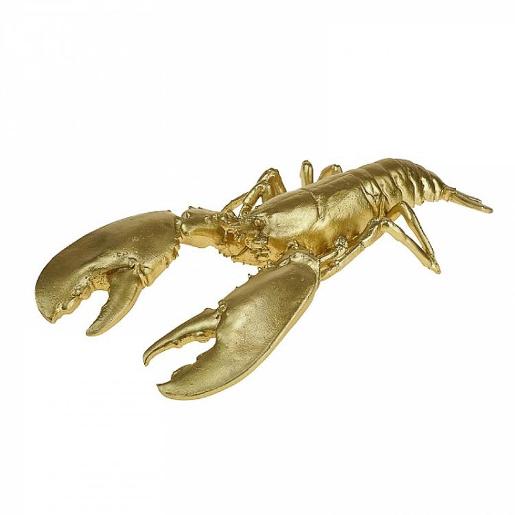 Статуэтка Золотой лобстер Lobster Deco Object Gold