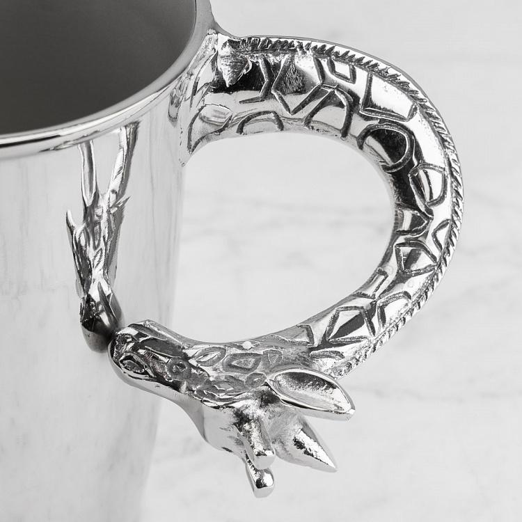 Ведро для льда Жираф Giraffe Ice Bucket Silver