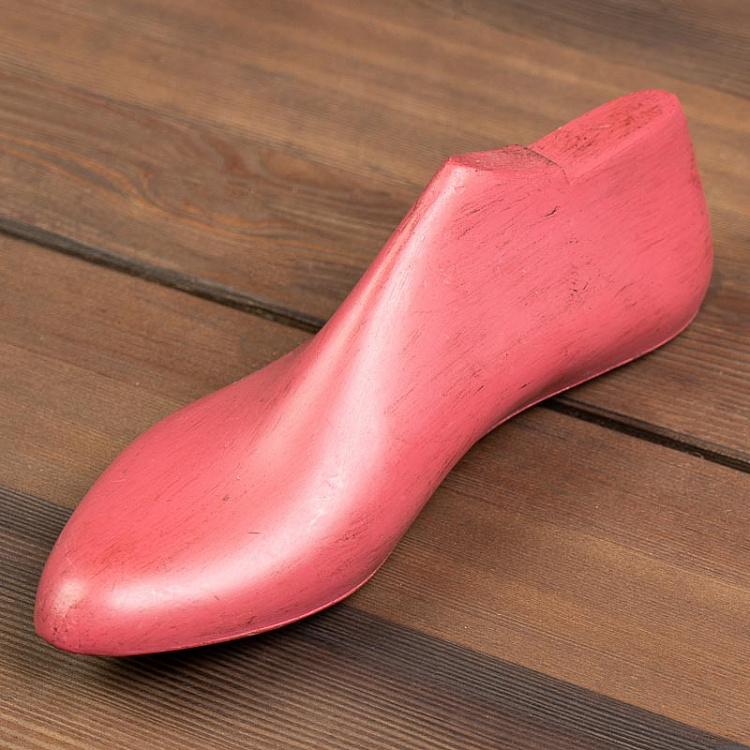Статуэтка Красная обувная колодка, S Shoe Mould Without Stand Small Claret